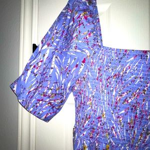 Cotton summer midi dress